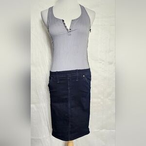 G-RAW DENIM COTTON DRESS US XSmall